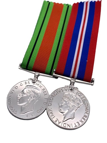 Replica defence medal and - replica,