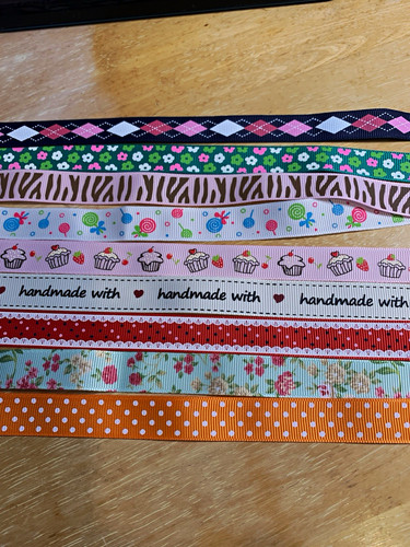 Printed grosgrain craft ribbon - grosgrain,