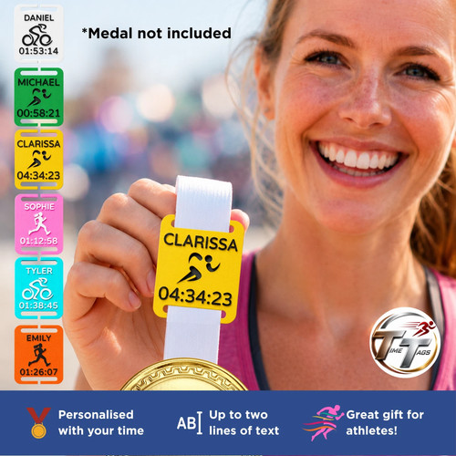 Personalised medal time - medal, tag