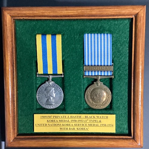 Korea medals hastie - korea.,