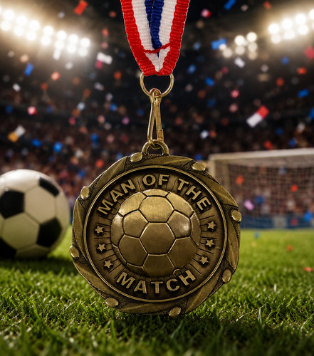 Man the match medals - match,
