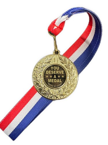 You deserve medal 50mm - medal, combo