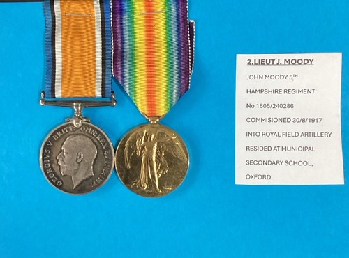 Ww1 medals lieut j - to,