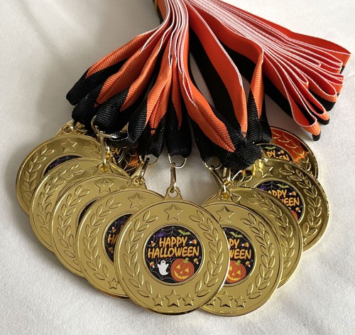 Happy halloween medals - happy,