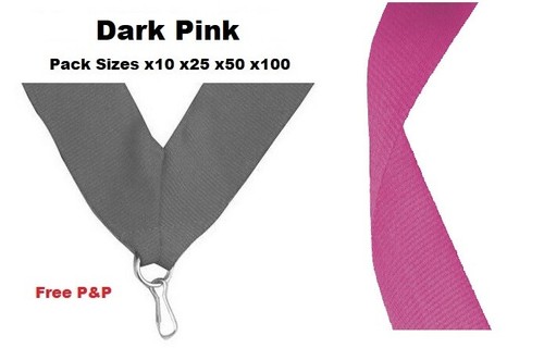 Dark pink medal - pink,