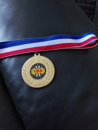 Darts 180 medal 50mm and - medal.,
