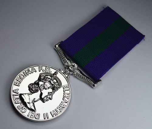 Silver general service medal - silver,