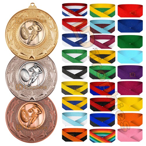Rugby medals ribbons - medals,