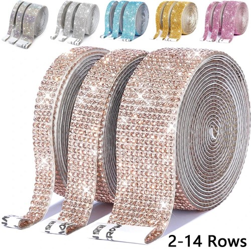 Self adhesive bling - bling, silver