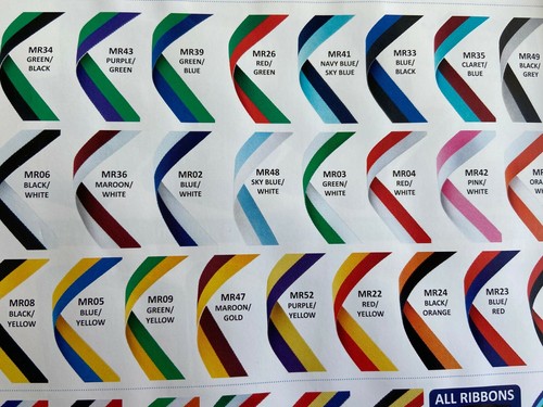 Sports medal ribbons with clip - sports,