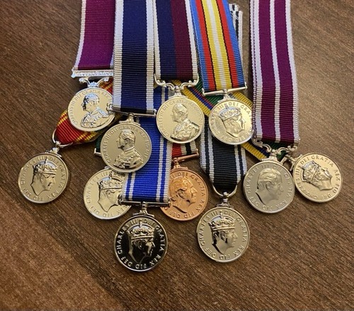 Full size miniature - size, medals