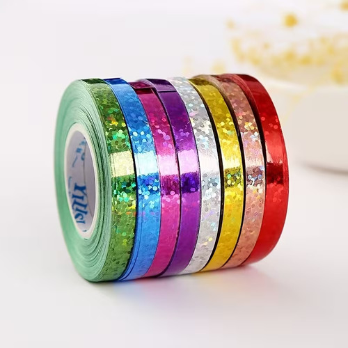 Rolls metallic laser ribbon - rolls,