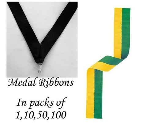 Green and yellow - and, medal