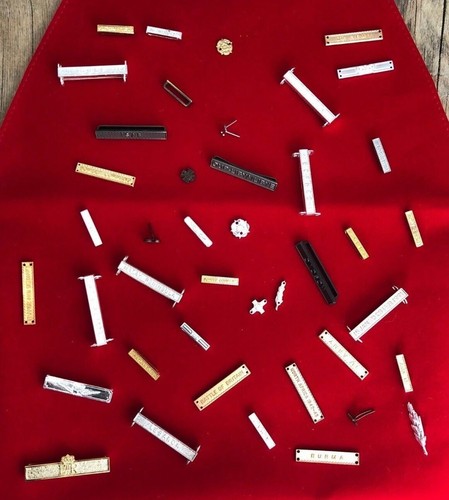 Medal clasps numbers - clasps,,