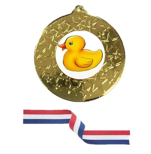 Rubber duck gold silver - duck,