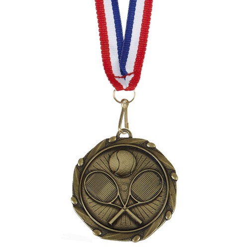 Tennis medals with ribbons - tennis,